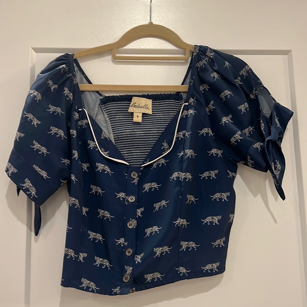 Cleobella tiger blouse